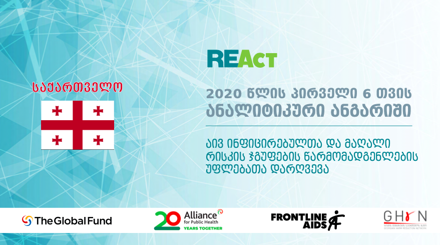 REAct -ის 2020 წლის პირველი ნახევრის ანგარიში 